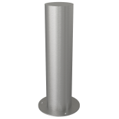 Stainless steel post |  154 mm | to be fixed by plugswith base plate  255 mm | total length approx. 600 mm